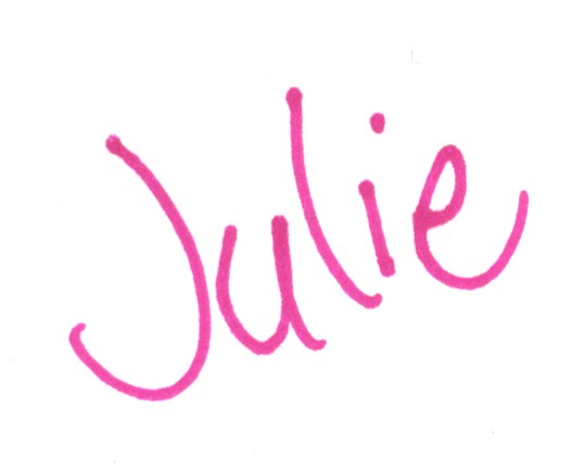Julie signature pink no line